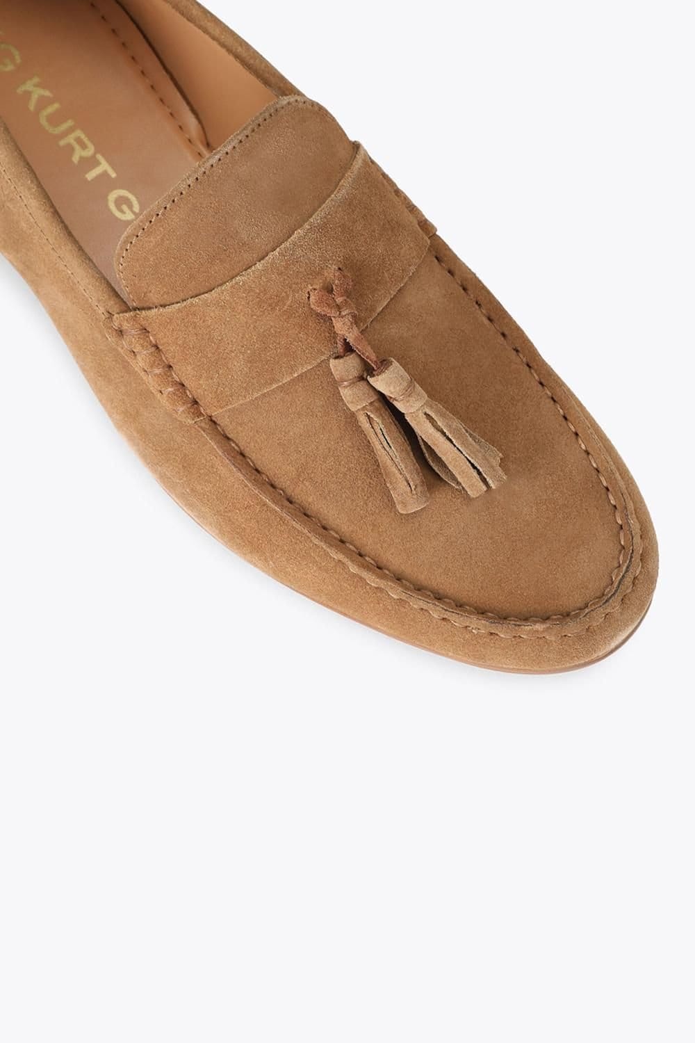KG Kurt Geiger KG Kurt Geiger Men's 'Reggie 2' Suede Shoes in Tan - 4