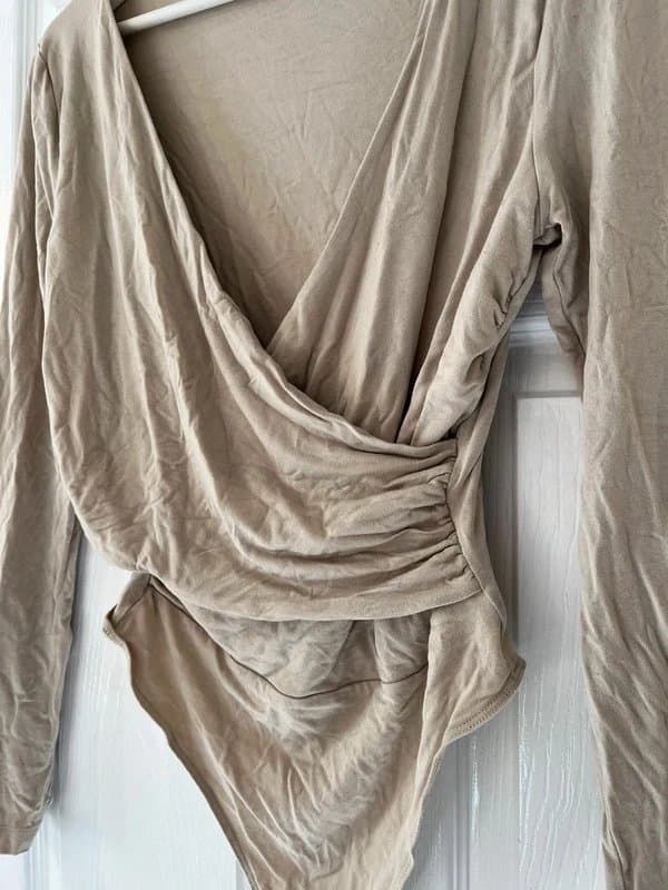 ASOS Design Crossed/Wrapped Long sleeved top