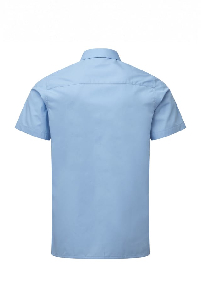 David Luke David Luke Men's Short Sleeve Eco Shirts 2 pack in Light Blue - 2