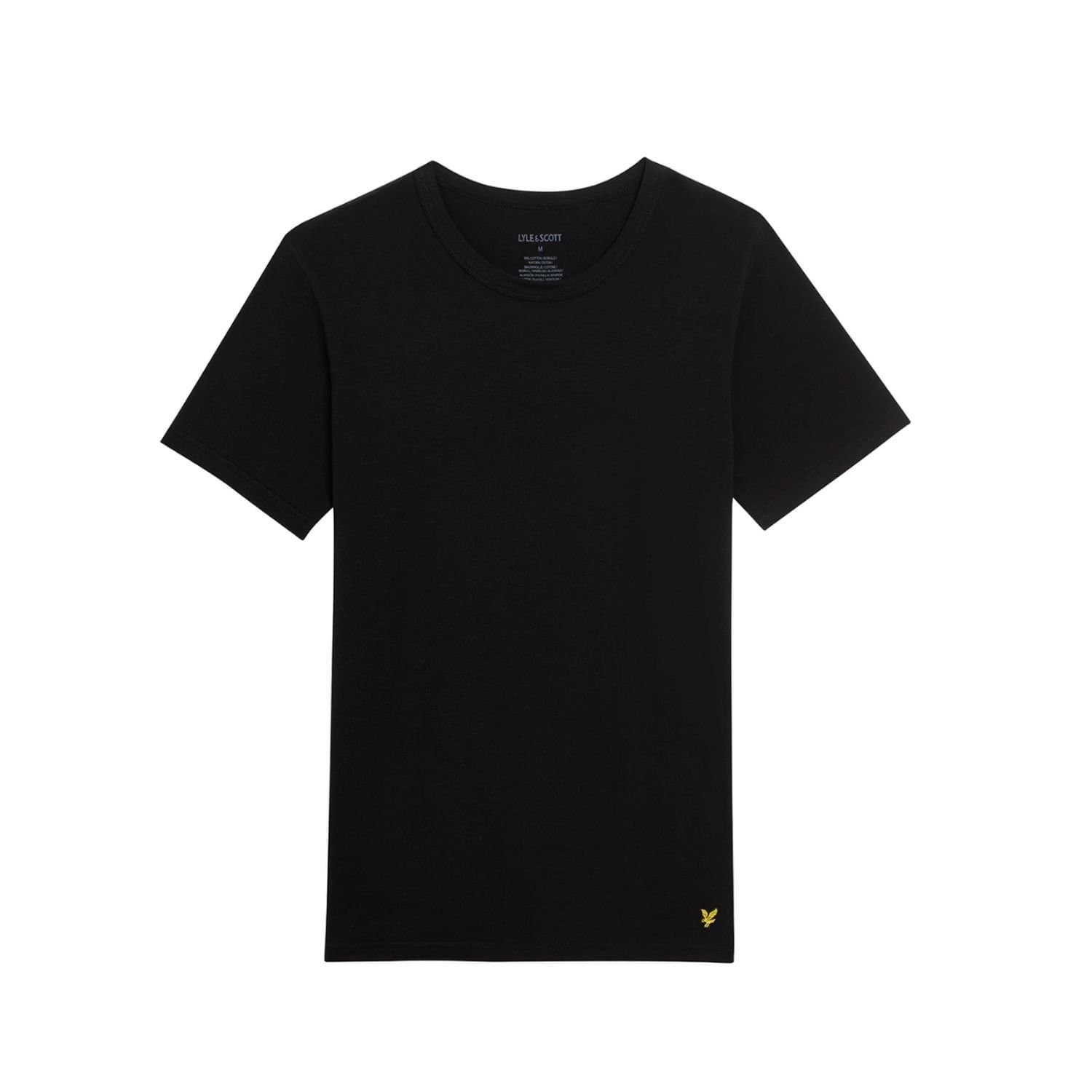 Lyle & Scott Lyle & Scott Men's Basic T-Shirt (Pack of 3) in Black