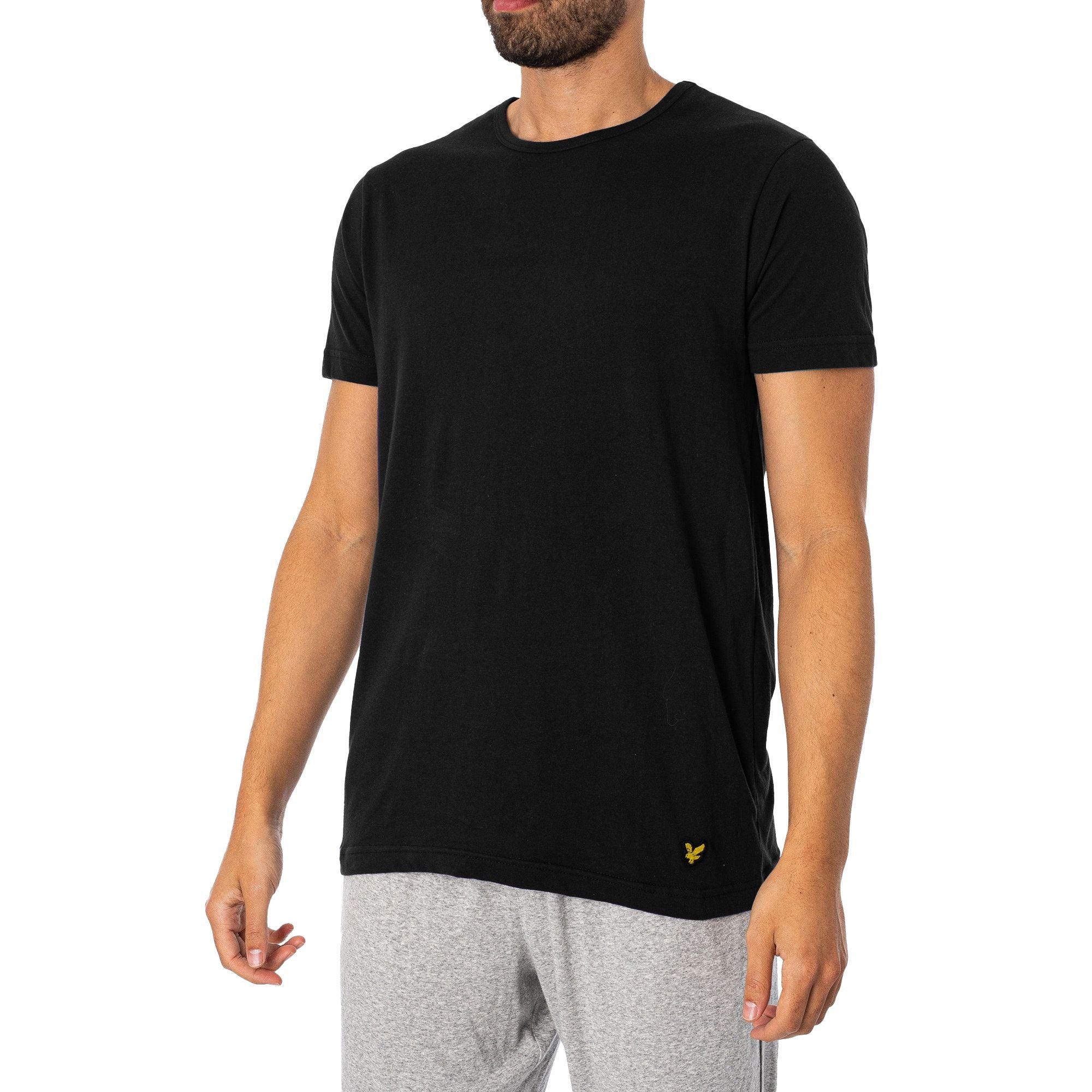 Lyle & Scott Lyle & Scott Men's Basic T-Shirt (Pack of 3) in Black - 3