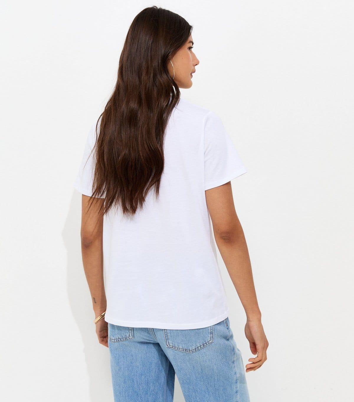 New Look Women's White Cotton Scotland Heart Print Relaxed T-Shirt New Look - 4