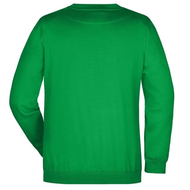 James and Nicholson James and Nicholson Men's Heavy Sweatshirt in Bottle Green - 2