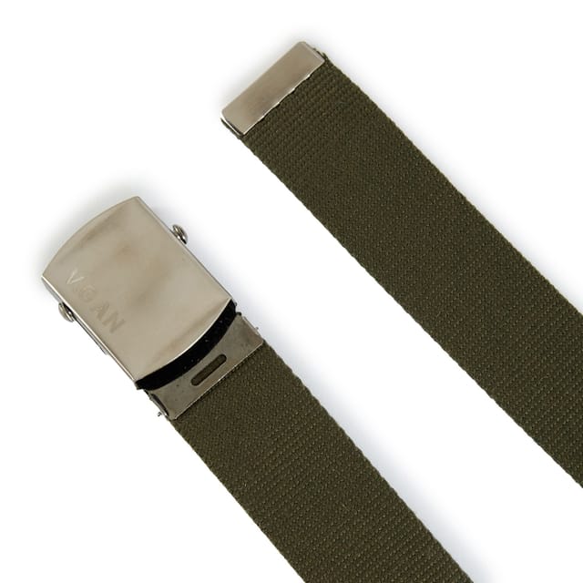 V.GAN V.GAN Men's Clip 3.5Cm Belt in Green - 2