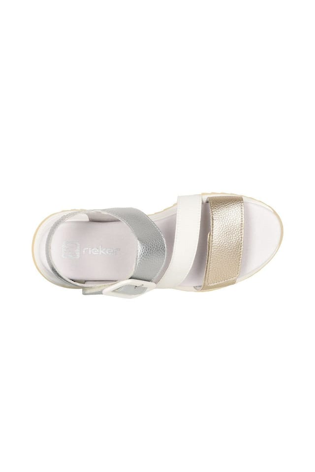 Rieker Rieker Women's 'Bonaire' Sandals in Silver - 3