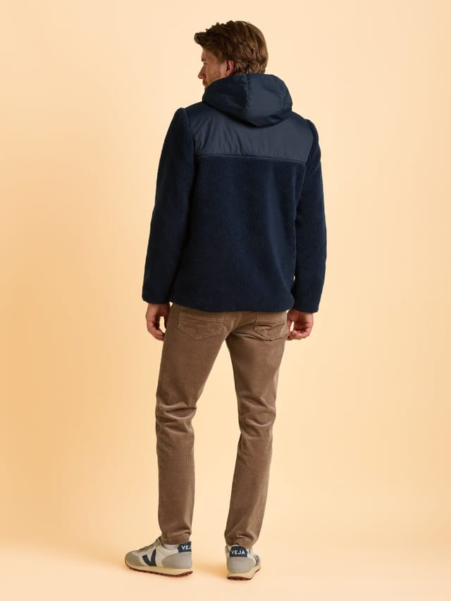 Brakeburn Brakeburn Men's Gargrave Fleece Jacket in Navy - 3
