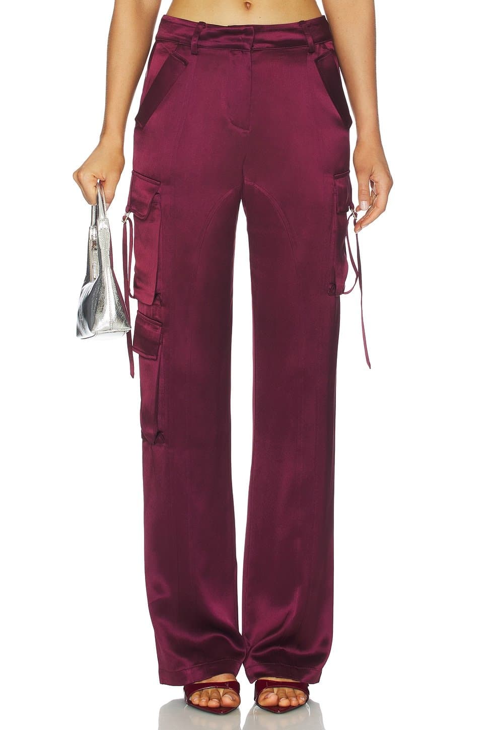 revolve Revolve Port Satin Cargo Pants