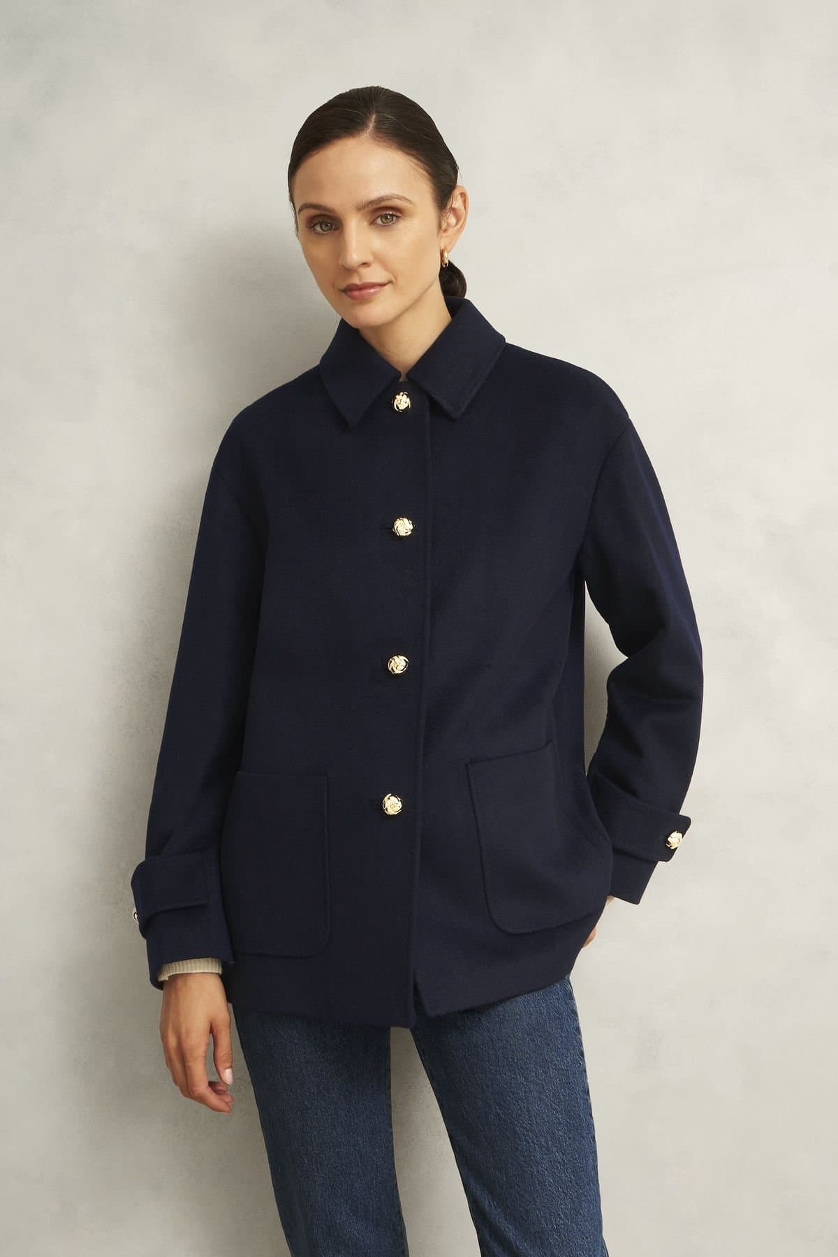 Hobbs London Hobbs London Women's Erin Coat in Dark Navy