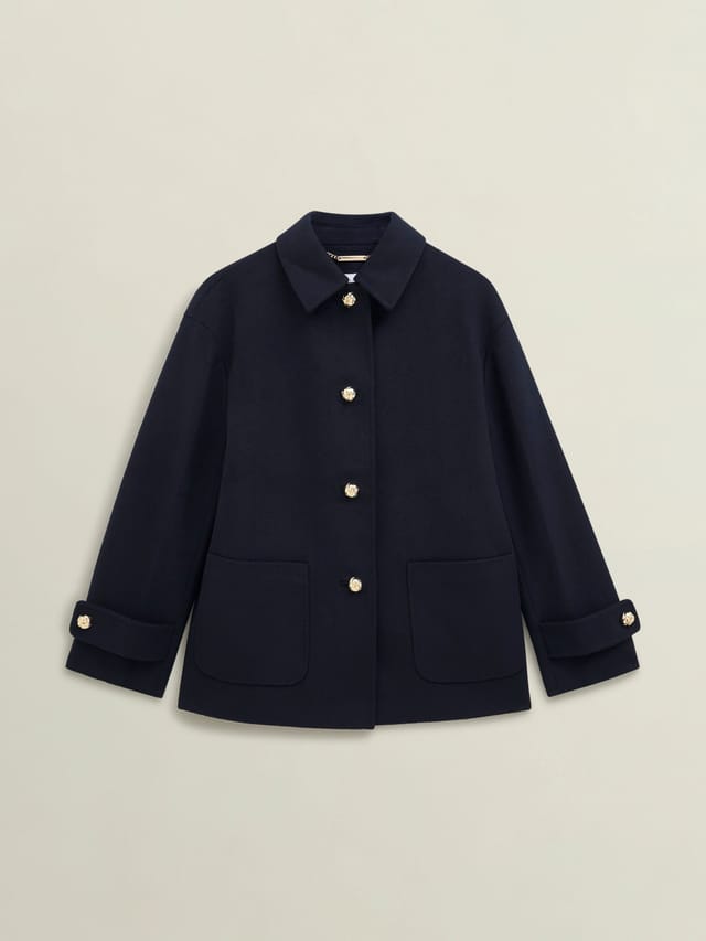Hobbs London Hobbs London Women's Erin Coat in Dark Navy - 2