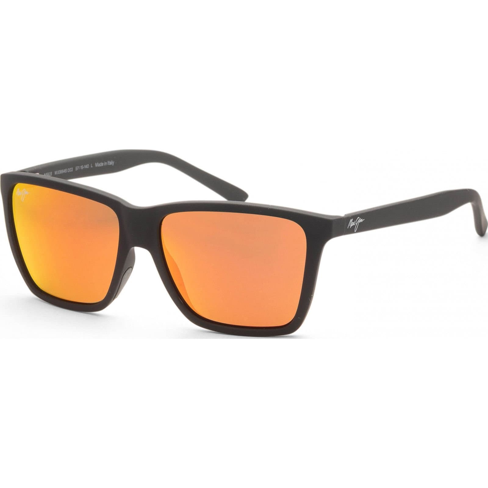 Maui Jim Maui Jim Men's MJ0864S-003 Cruzem Square/Rectangle Sunglasses in Black