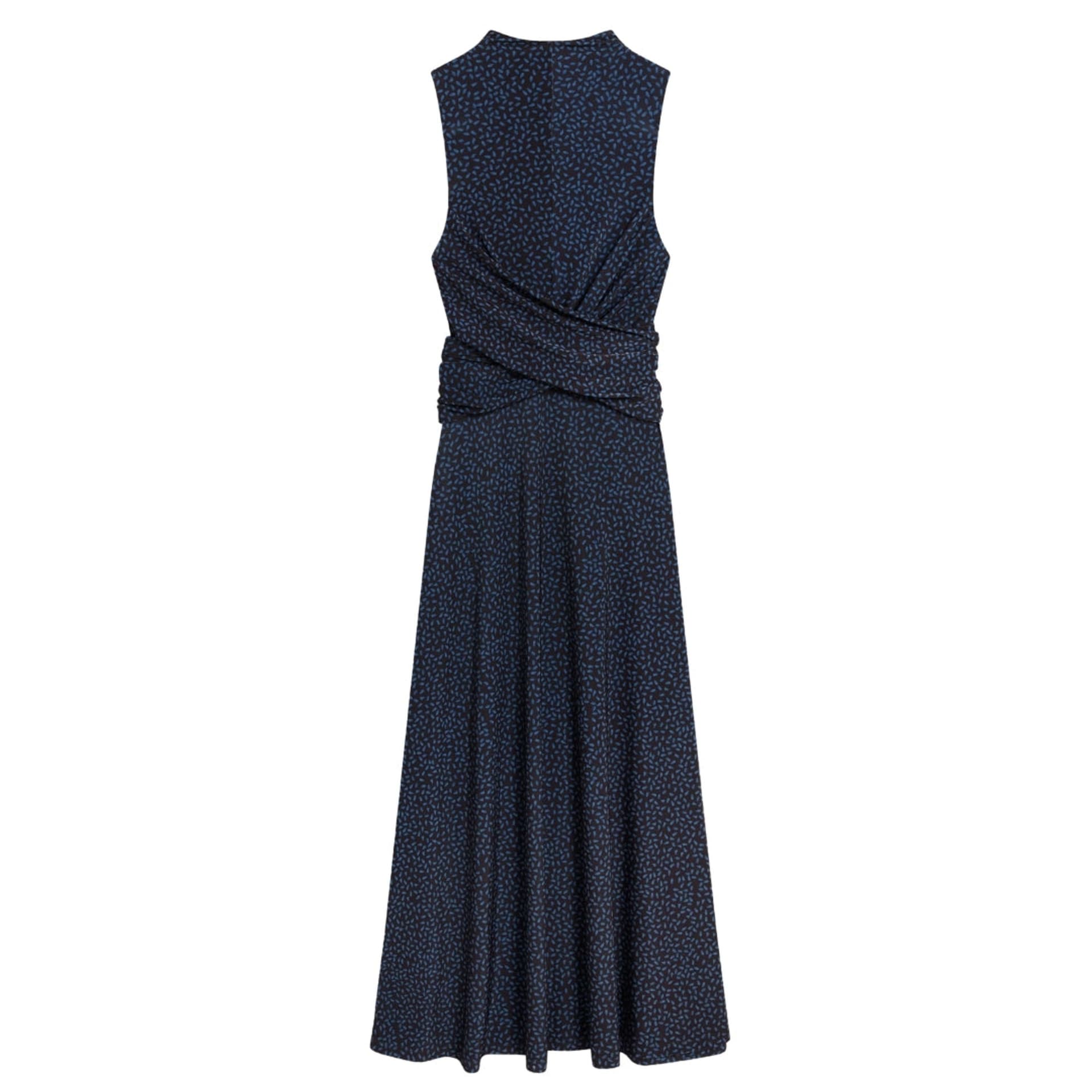 Ted Baker Ted Baker Women's Inisha Sleeveless Round Neck Regular Fit Midi Dress in Navy