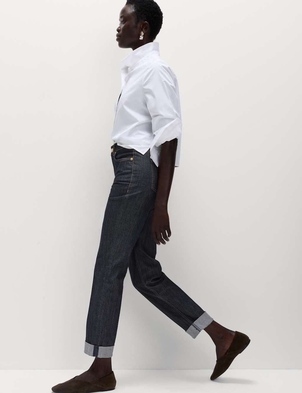 Marks & Spencer M&S Harper Cigarette Smart Jeans Indigo Mix