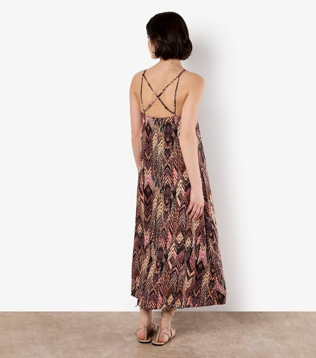 Apricot Women's Brown A-Line Slip Dress Apricot New Look - 3