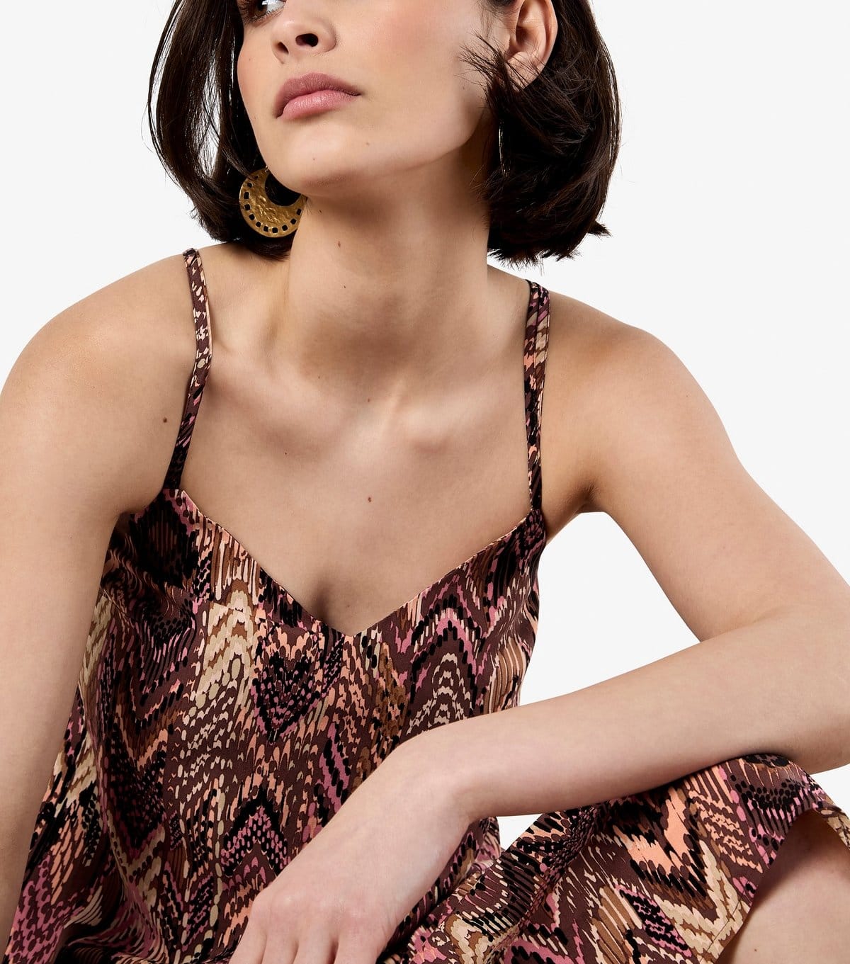 Apricot Women's Brown A-Line Slip Dress Apricot New Look - 4
