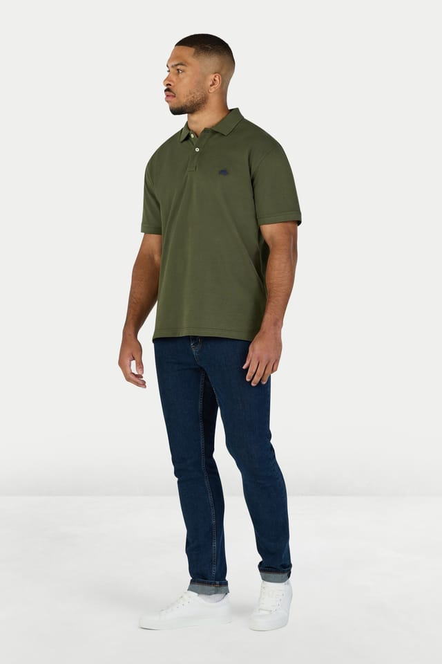raging bull Raging Bull Men's Classic Polo in Khaki - 2