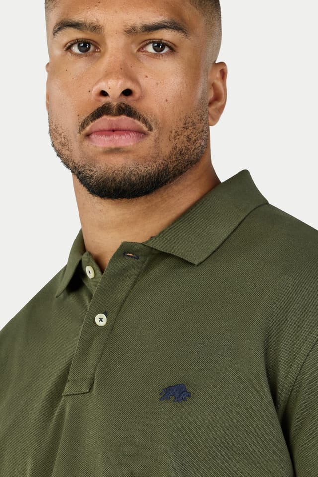 raging bull Raging Bull Men's Classic Polo in Khaki - 3