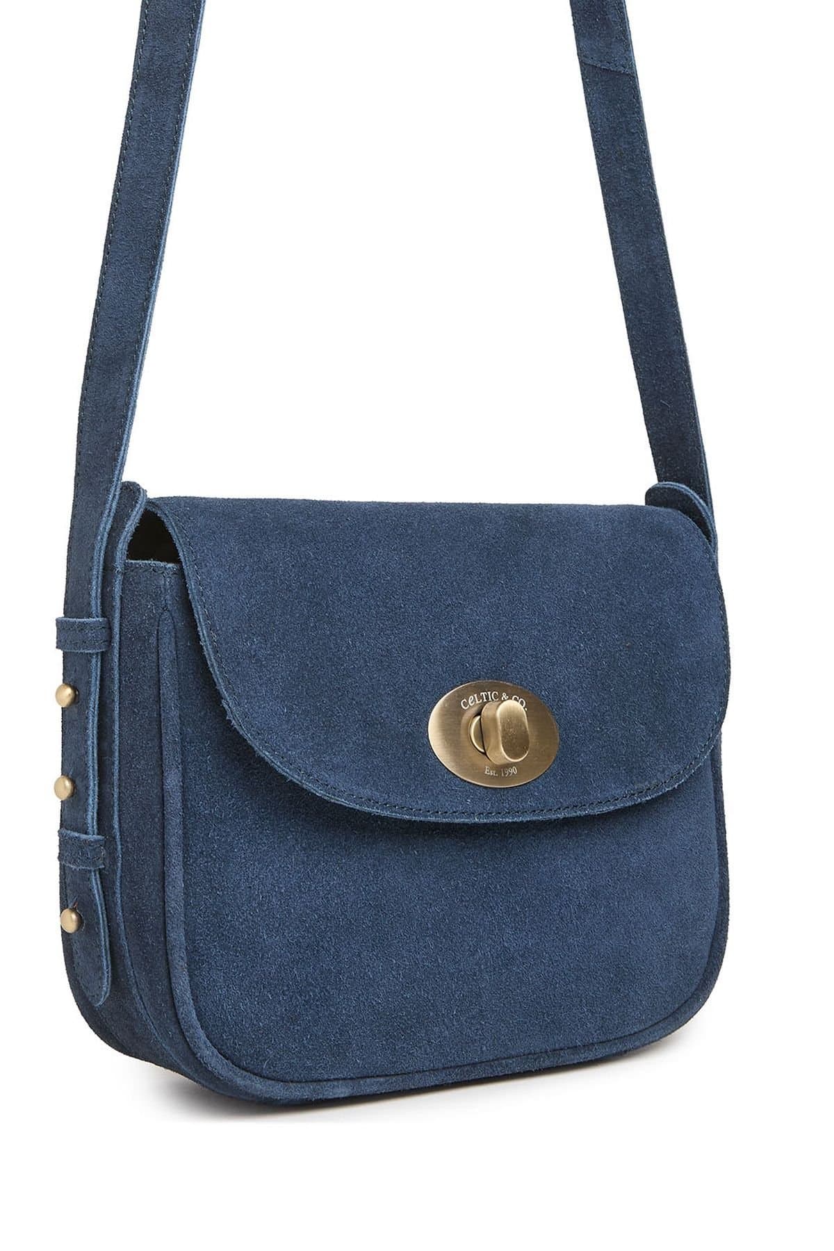 Celtic & Co Celtic & Co Women's Twist Lock Mini Cross Body Bag in Mid Navy