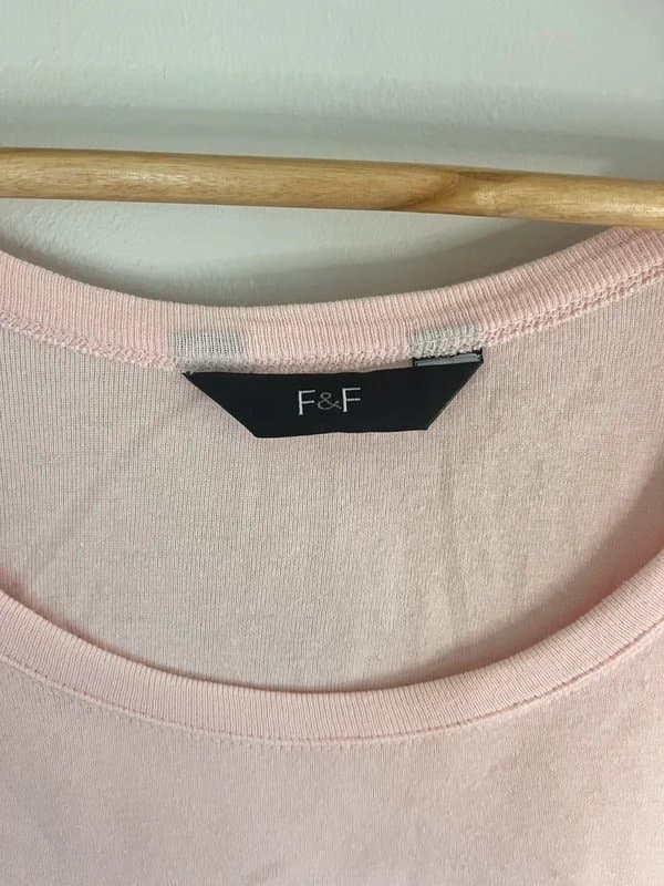 F&F F&F Light Pink Peach Vest Top Size 12 Excellent Condition