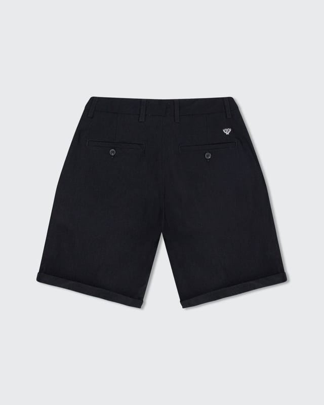 Walker & Hunt Walker & Hunt Men's Super Stretch Short - Khaki in Black - 3
