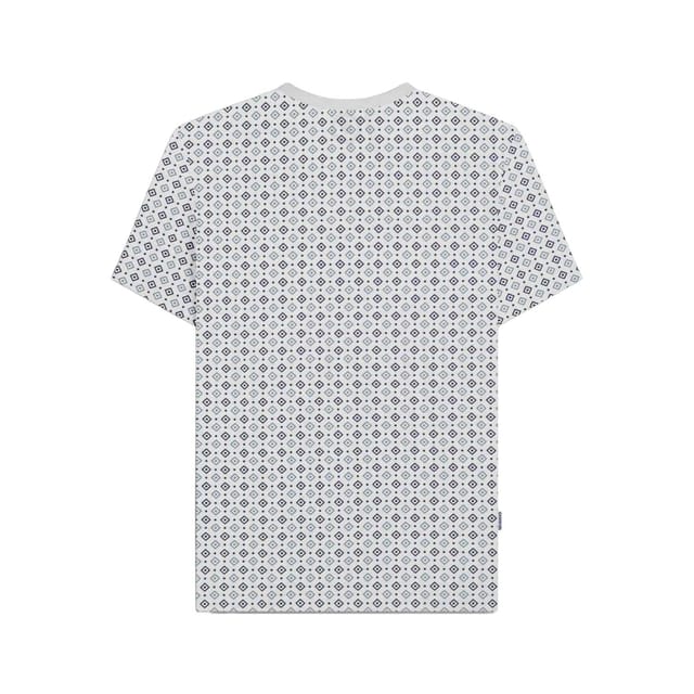 Lambretta Lambretta Men's SS25 Geometric T-Shirt in White - 2