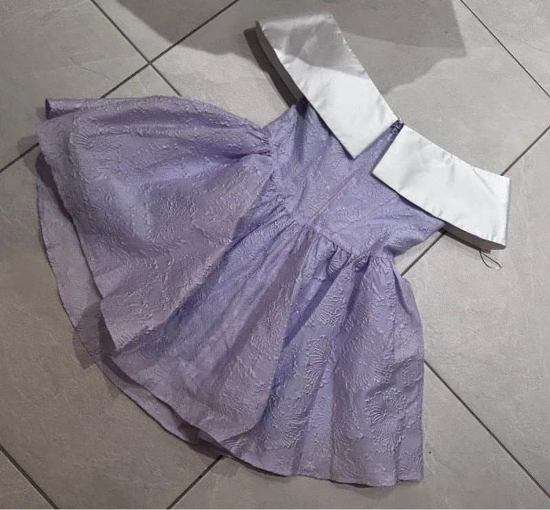 ASOS ASOS luxe lilac mini dress wedding Christmas party Bnwt size 10