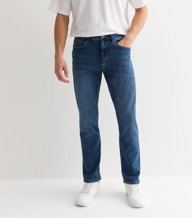 New Look Men's Blue Slim Fit Jeans New Look - 2