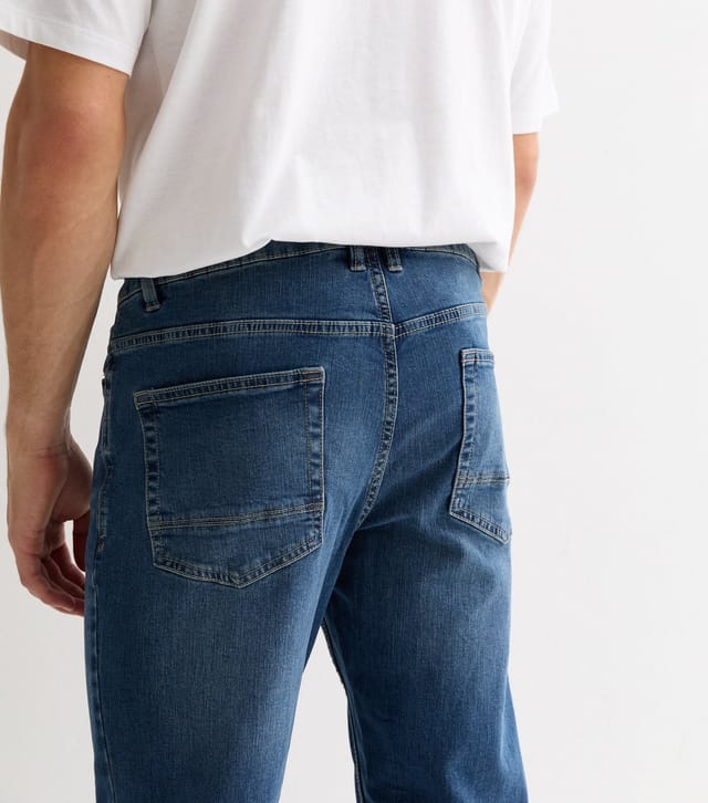 New Look Men's Blue Slim Fit Jeans New Look - 3
