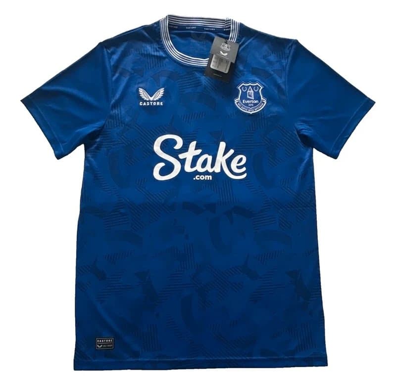 Castore Www Everton FC Home Football Shirt Blue Men's Adults Size S Bnwt Rrp £70
