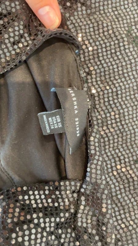 Bershka Sparkly/sequin top