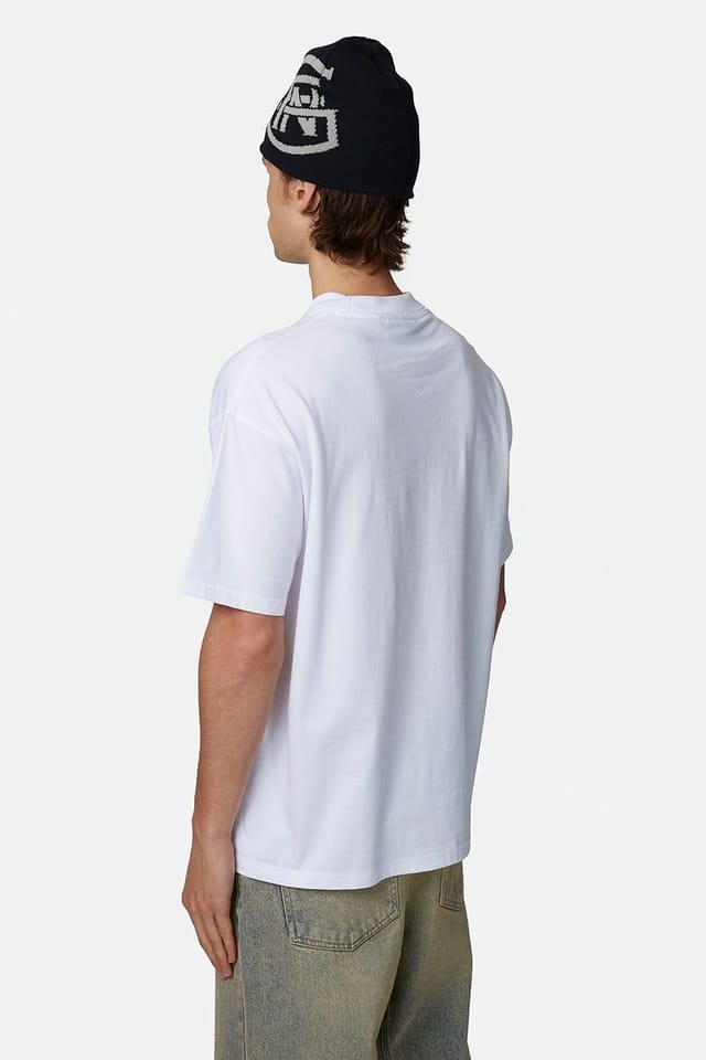 Good For Nothing Good For Nothing Men's Relaxed Monogram Tee in White - 2
