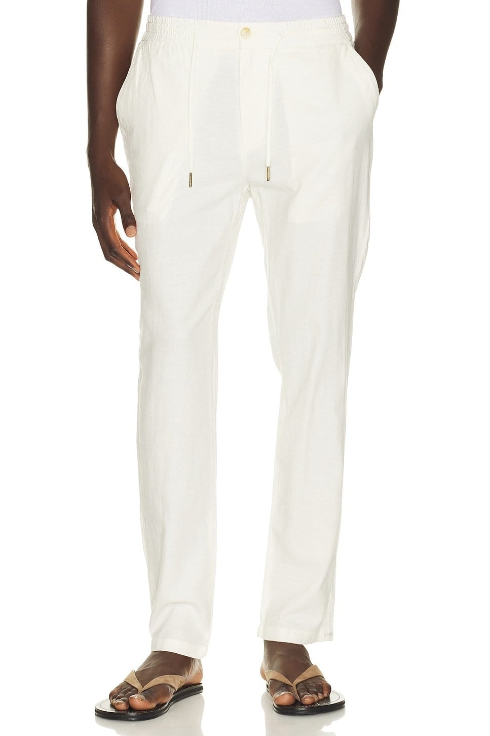 revolve Warren Cotton Linen Twill Jogger - 1