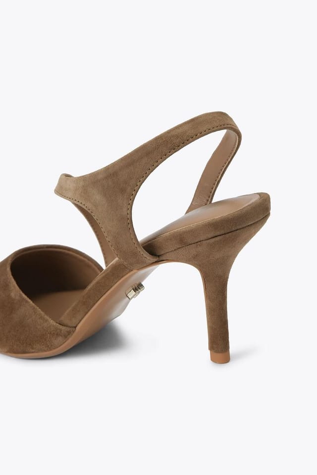 Carvela Carvela Women's 'Symmetry Court' Suede Heels in Tan - 3