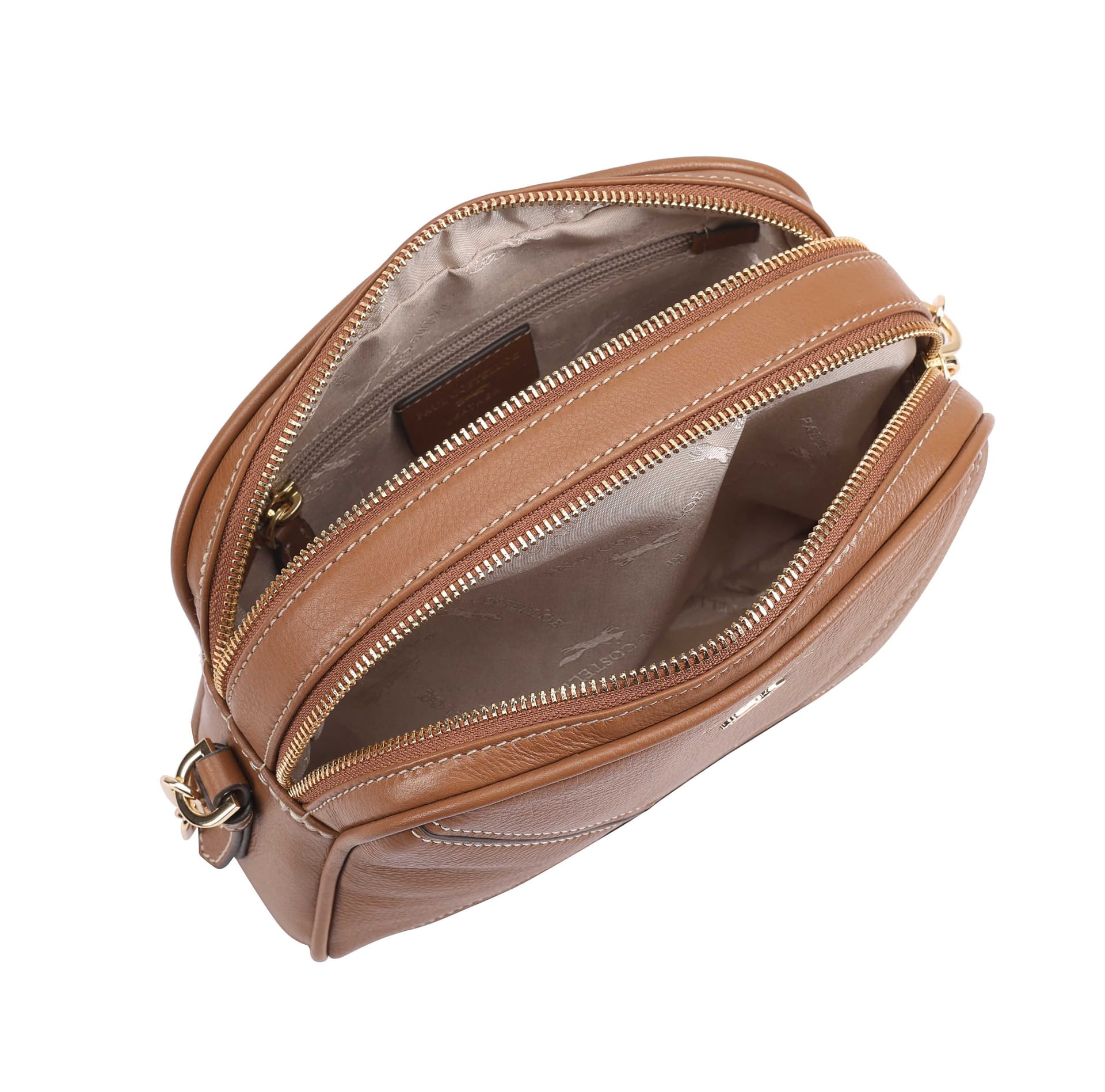 Paul Costelloe Paul Costelloe Women's Elias Leather Cross Body Bag in Black - 4