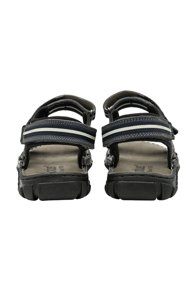 Lotus Lotus Men's 'Gus' Leather Strap Sandals in Blue - 3
