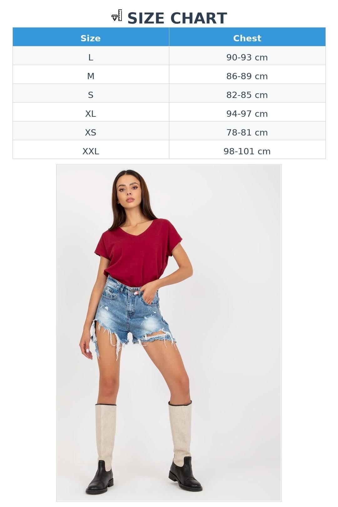Love Lace Love Lace Women's Everyday Short Sleeve Heart Neck T-Shirt Style 169739 in Burgundy - 4