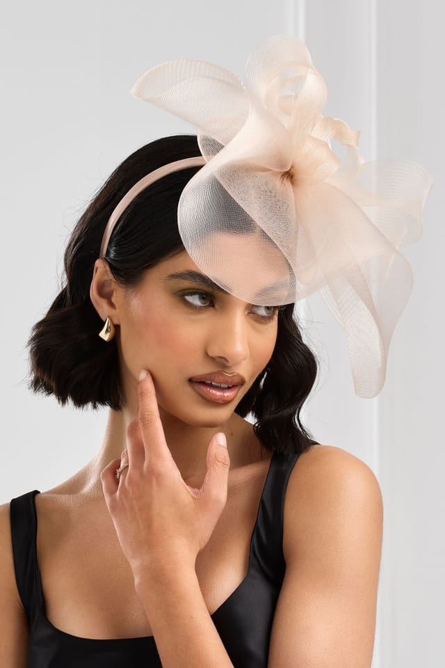 Jon Richard Jon Richard Women's Nude Hat Fascinator - 2