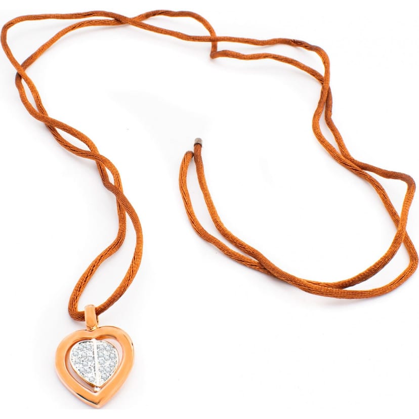 Folli Follie Folli Follie Women's 3N9S095RBC Necklace in Brown - 1