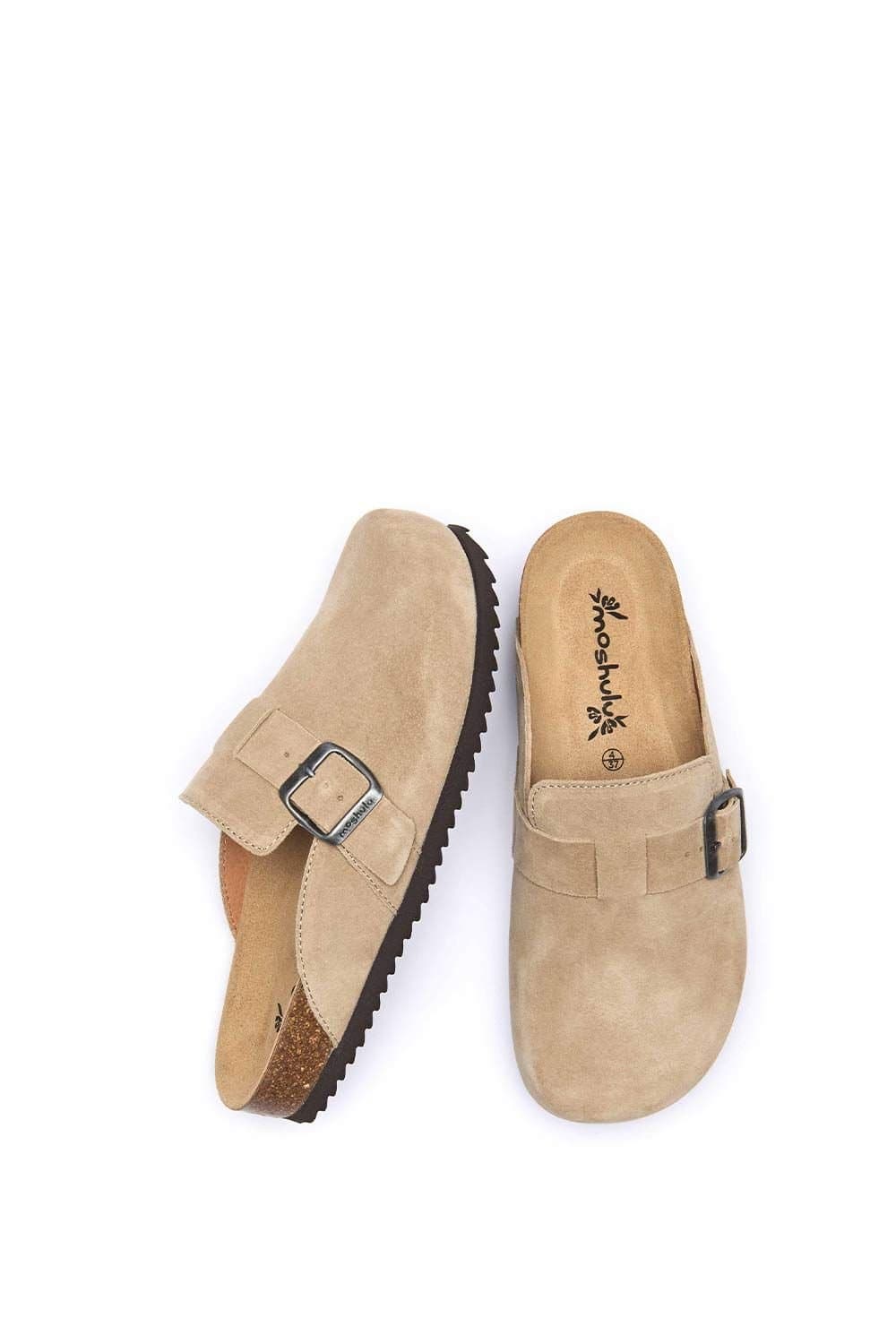 Moshulu Moshulu Women's 'Tulipa 2' Cork Footbed Clogs in Beige
