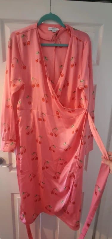 Never Fully Dressed Never fully dressed cherry wrap dress