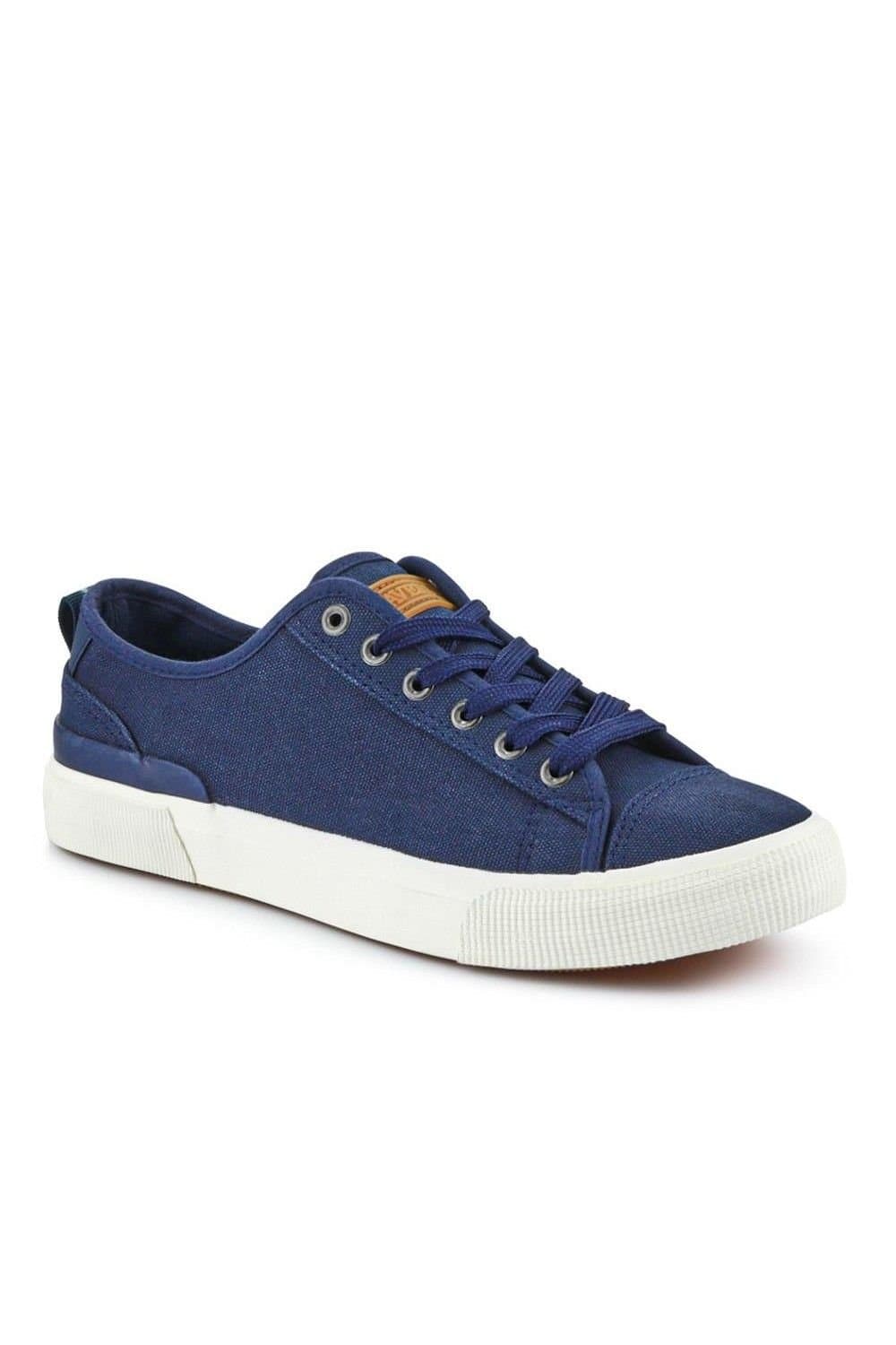 Pavers Pavers Men's Casual Lace-Up Trainers in Navy