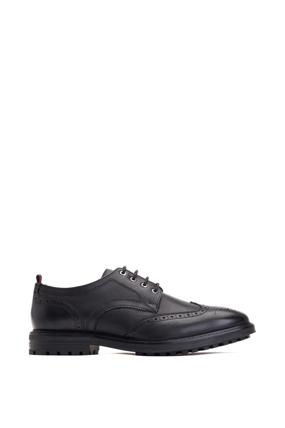 Base London Base London Men's Yukon Grain Shoes in Black - 4