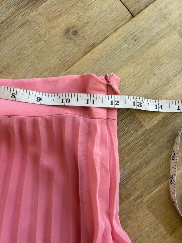 Zara 🌸 Zara Pink Pleated Maxi Skirt XS Dusty Rose Floaty Chiffon Occasion Wedding Summer