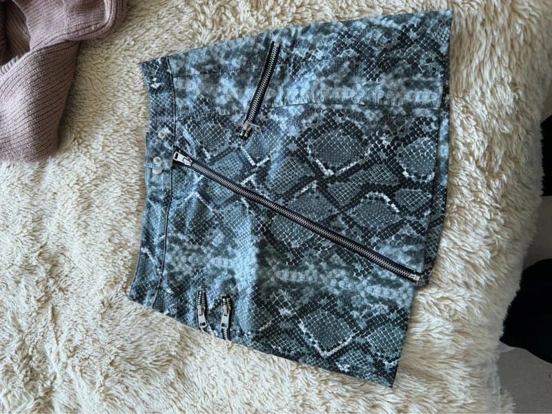 Bershka Bershka snake leather skirt