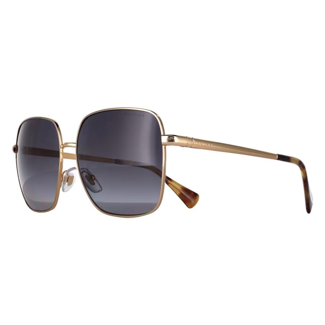 Ralph by Ralph Lauren Ralph by Ralph Lauren Women's Square Shiny Gold Grey Gradient Polarized RA4142 - 2
