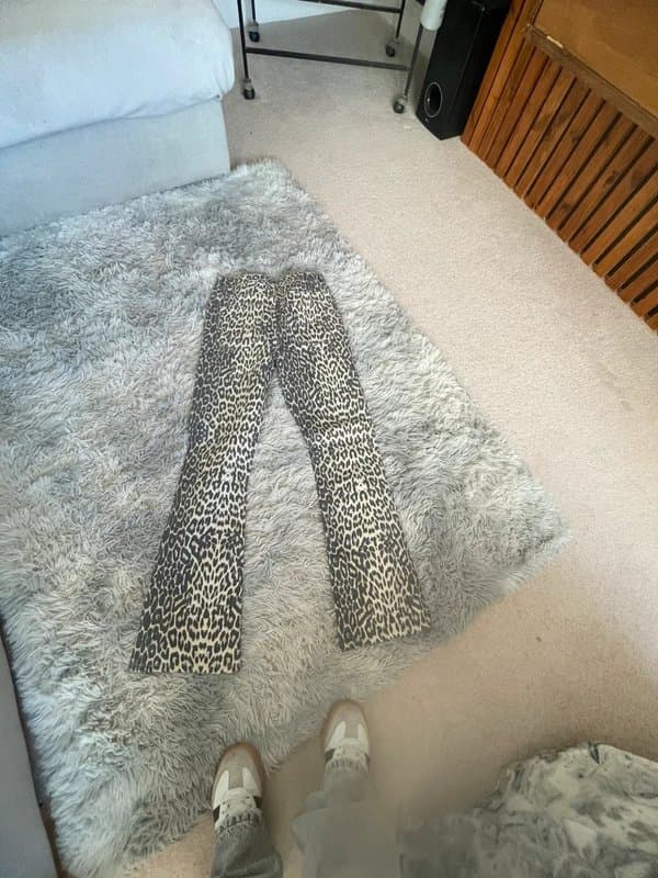 New Look New look leopard print jeans
