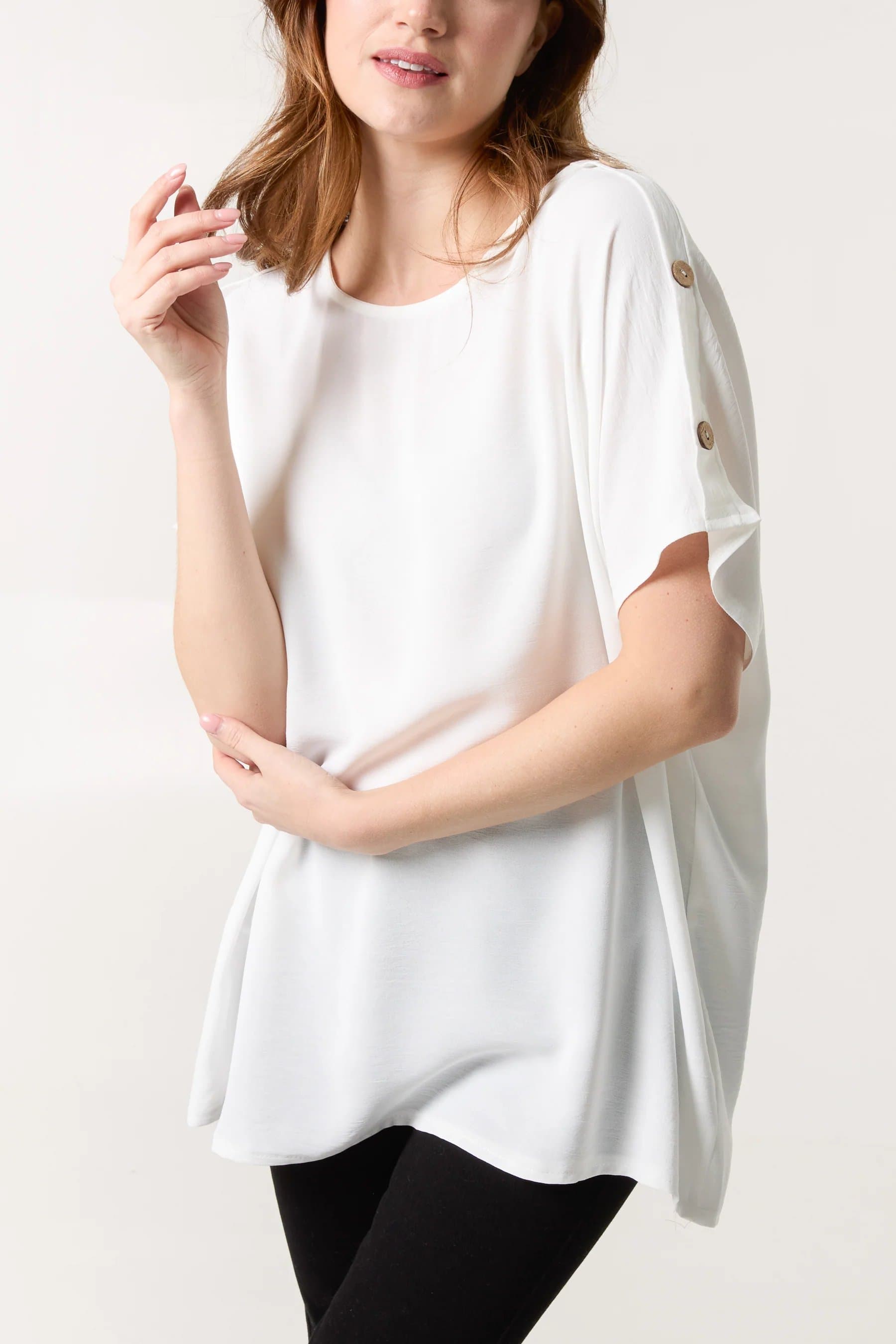 Blue Vanilla Round Neck Top