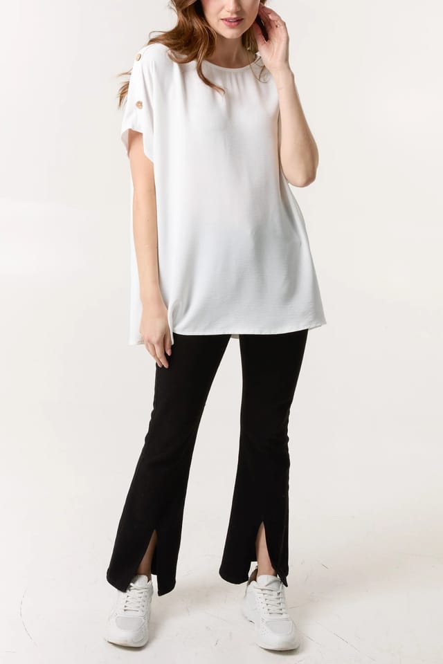 Blue Vanilla Round Neck Top - 2