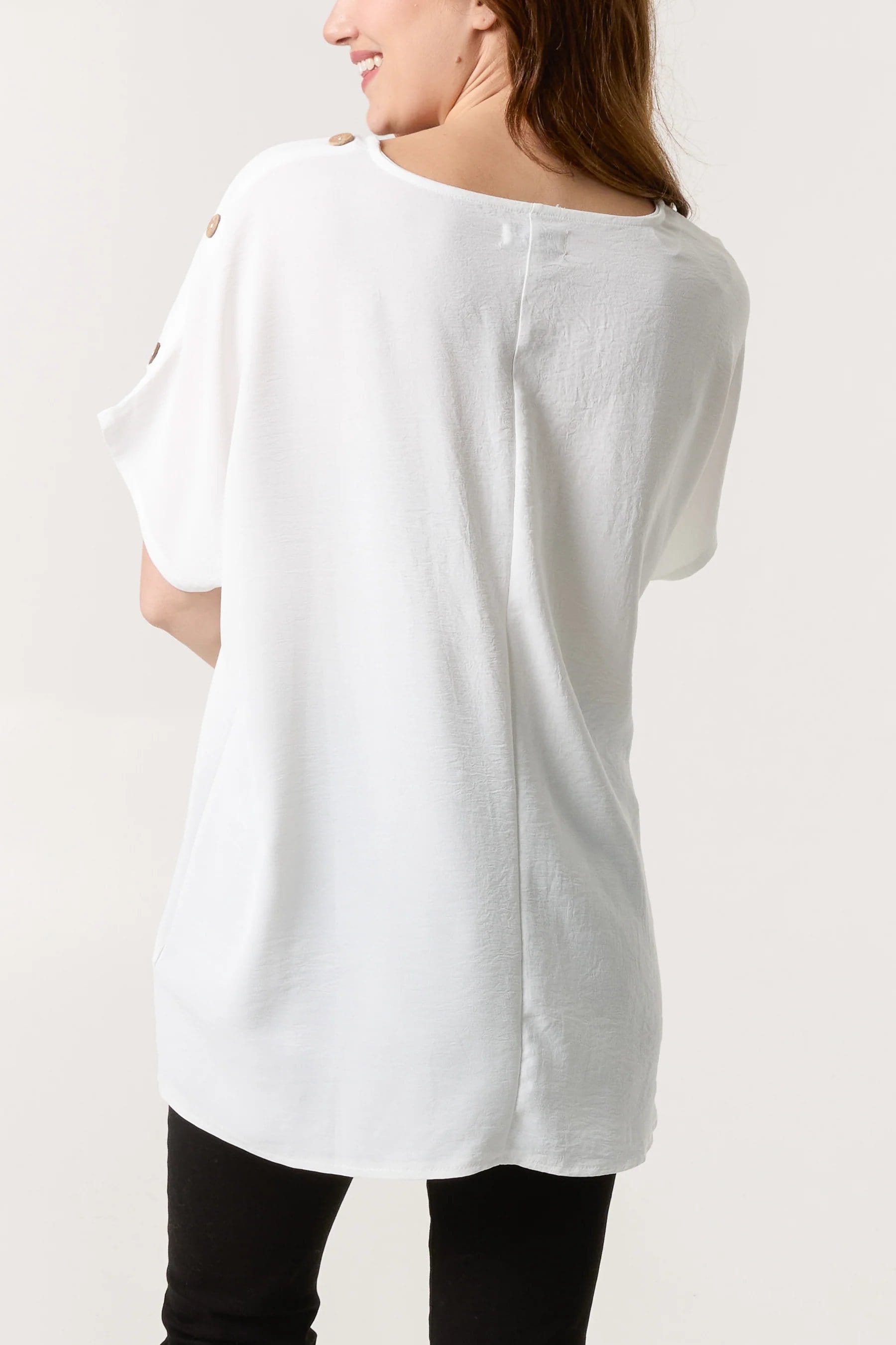 Blue Vanilla Round Neck Top - 4