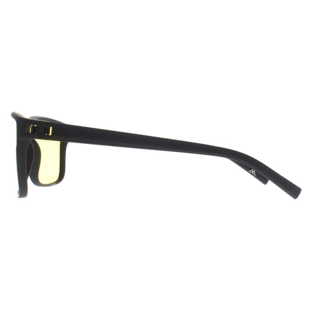montana montana Men's Rectangle Black Yellow Polarized MP198 Night Driving Sunglasses - 3