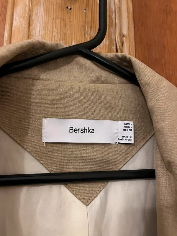 Bershka Beige oversized blazer
